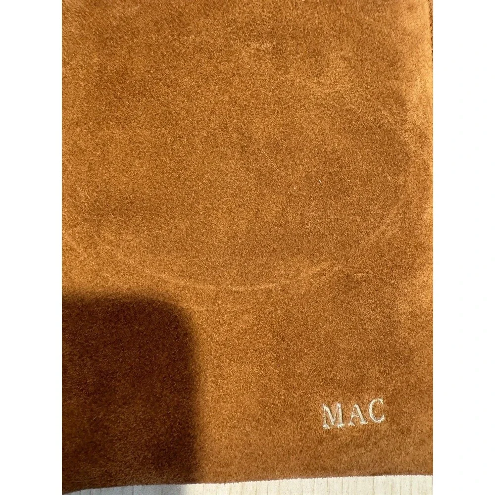 Lands End Home Brown Leather/sherling lining 9